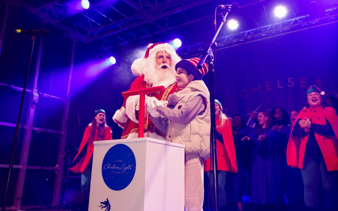 Chelsea switches on for Christmas with 34kms of fairy lights