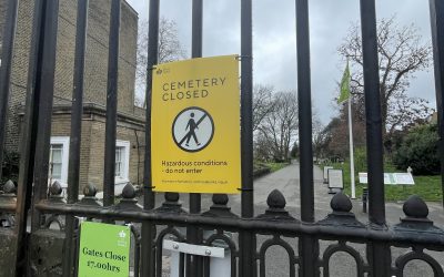 Man dies in Brompton Cemetery