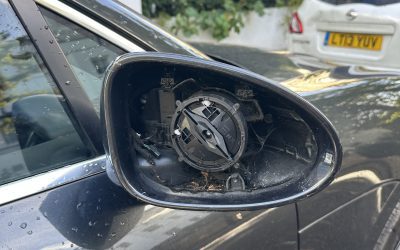 EXCLUSIVE: Wing mirror glass gang target 15 luxury cars in lightning night raid on Chelsea